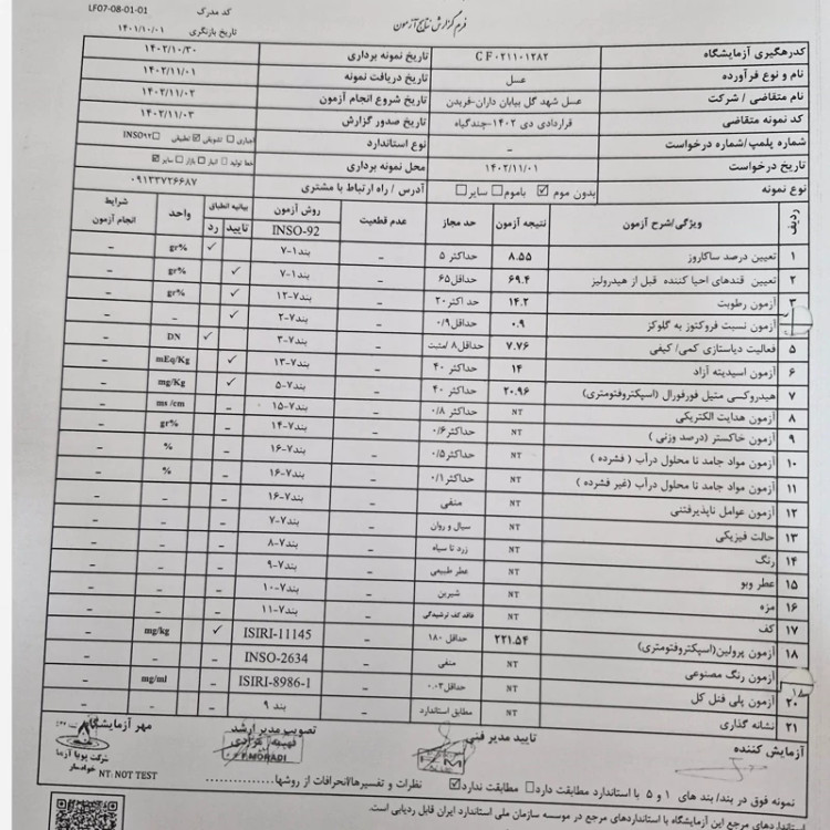 عسل چند گیاه تابستان فریدن 12/5 کیلو .به قیمت عمده. دشتی و کوهی (خرید مستقیم از زنبوردار) ارسال رایگان