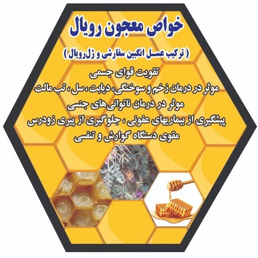 ژل رویال غذای ملکه درمانی (ترکیب عسل چندگیاه کوهستان با ژل رویال ایرانی)
