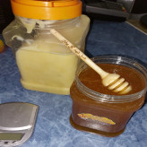 ژل رویال (غذای ملکه-ژل سلطتنی)10 گرم اصل ایرانی - غذای ملکه(خرید مستقیم از زنبوردار ) مخلوط با 100گرم عسل انگبین اصل